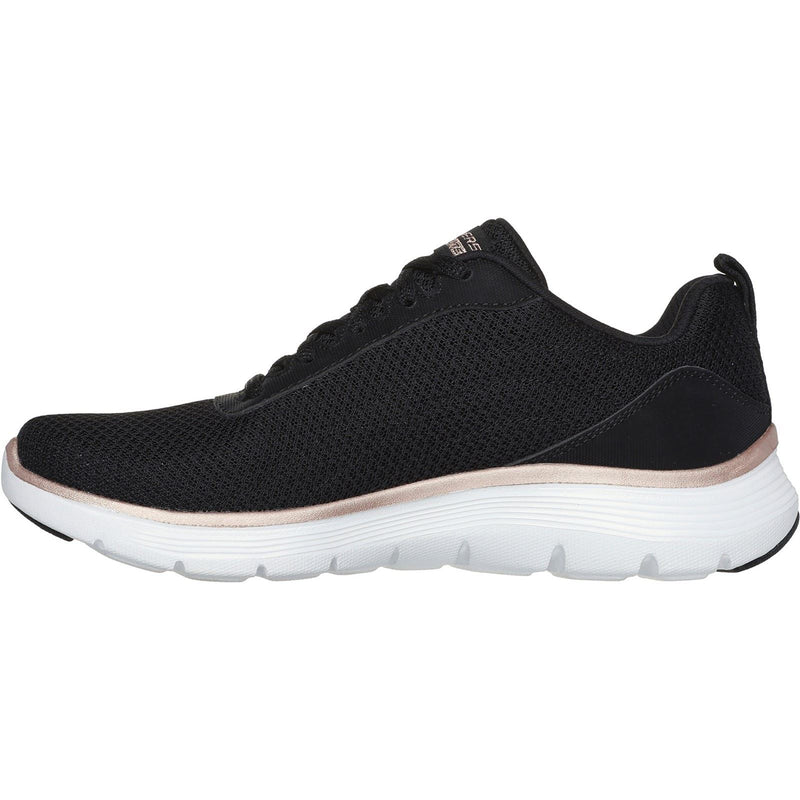 Skechers Flex Appeal 5.0 Uptake Textile Women's Black/Rose Gold Sneakers