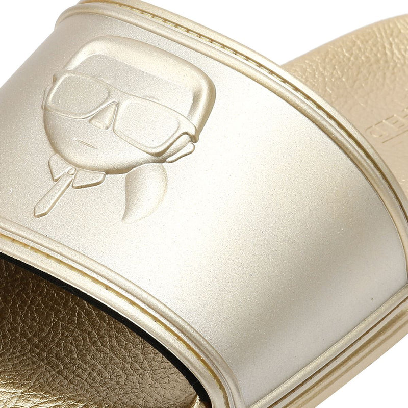 Karl Lagerfeld Kondo 2.0 Karl NFT Women's Gold Slides