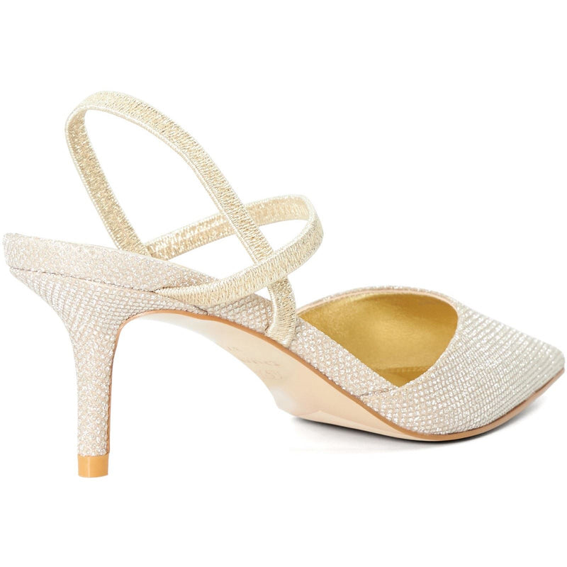 Dune Classical Leather Women's Gold Shoes