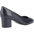 Hush Puppies Anna Leather Women's Navy Heels