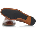 Dune Sparrows Leather Men's Brown Oxford Shoes
