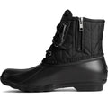 Sperry Saltwater SeaCycled RPET Synthetic Black Wellington Boots