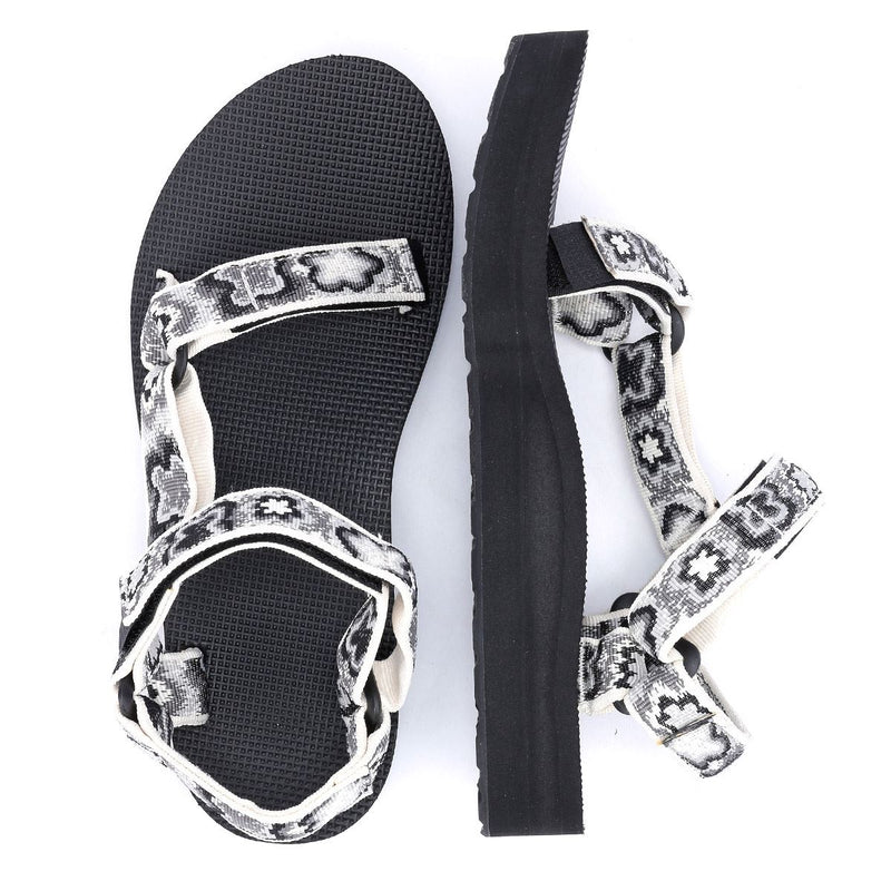 Teva Midform Universal Women's Black/White Floral Sandals