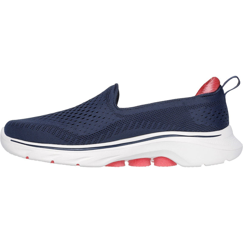 Skechers GO WALK 7 - Vina Textile Women's Navy/Coral Sneakers