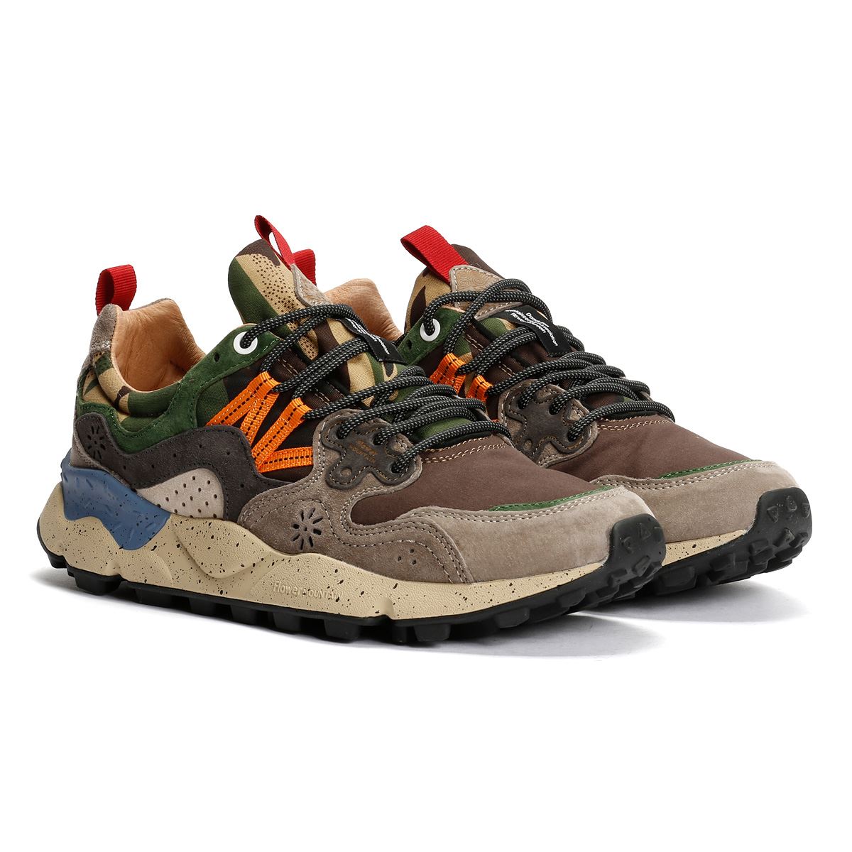 Flower Mountain Yamano 3 Men's Brown/Gray Sneakers