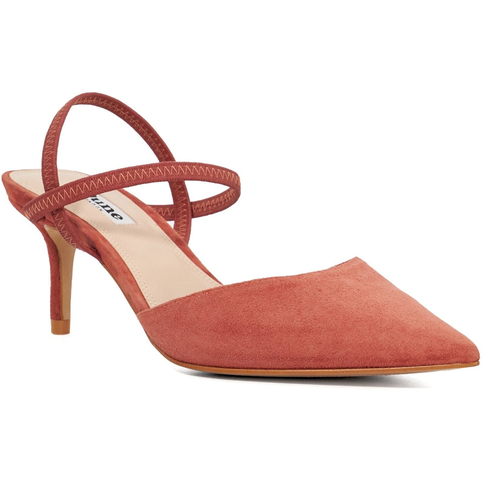 Dune Classical Leather Women's Coral Shoes
