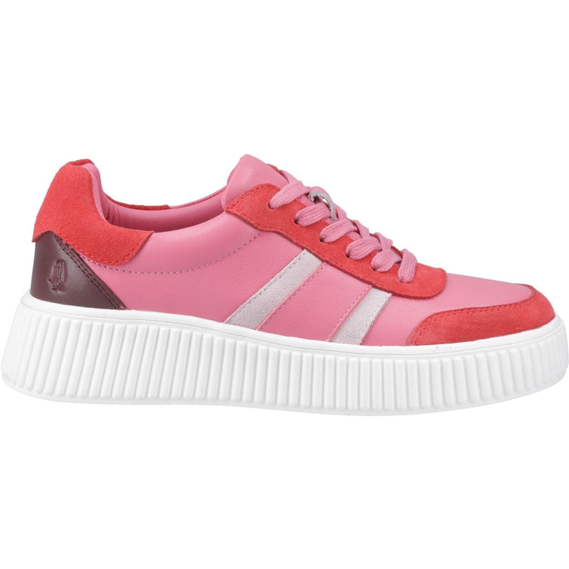 Hush Puppies Holly Suede Women's Fuchsia Sneakers