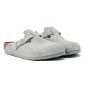 Birkenstock Boston Suede Pure Sage Clogs