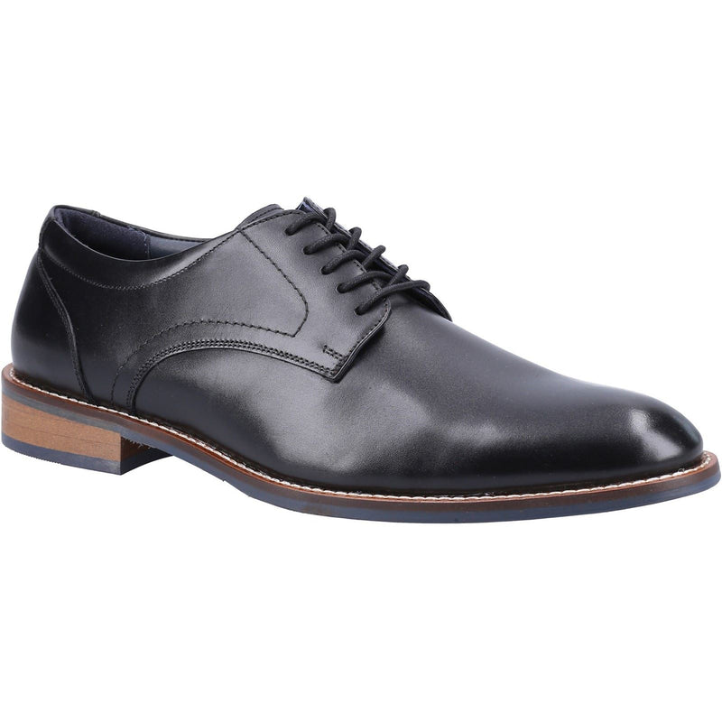 Hush Puppies Damien Lace Up Leather Men's Black Lace-Up Shoes