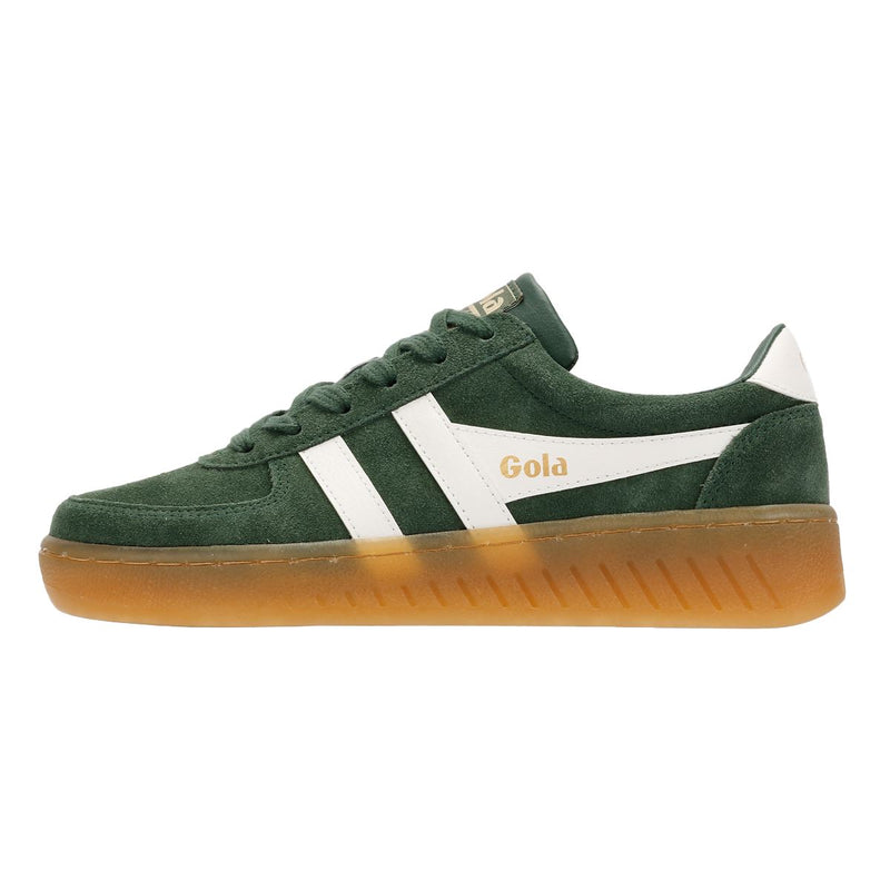Gola Grandslam Suede Women's Evergreen/Off White Sneakers