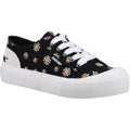 Rocket Dog Jazzin Plus Dixie Cotton Women's Black Sneakers