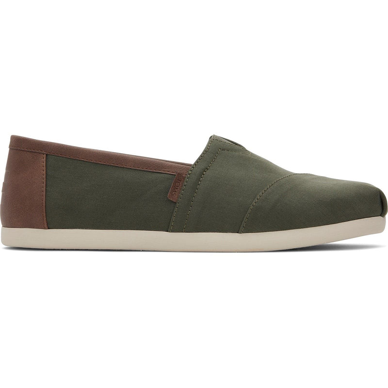 TOMS Alpargata Classic Cotton Blend Men's Dark Sage Espadrilles