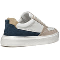 Geox U DEIVEN Leather/Suede Men's Sand/White Sneakers