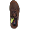 Skechers Slade Zachary Textile Men's Dark Brown Lace-Up Shoes