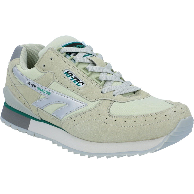 Hi-Tec Silver Shadow OG PU Suede Men's Silver/Grey/Green Sneakers
