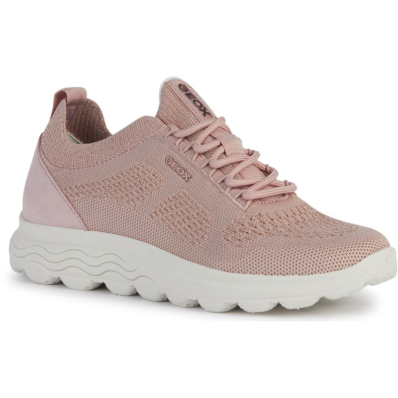 Geox D Spherica A Leather Women's Light Rose Sneakers