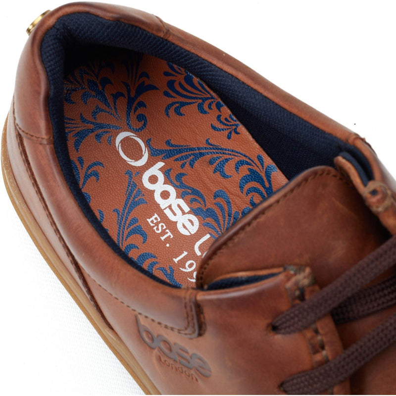 Base London Dalston Leather Men's Brown Moccasins Shoes