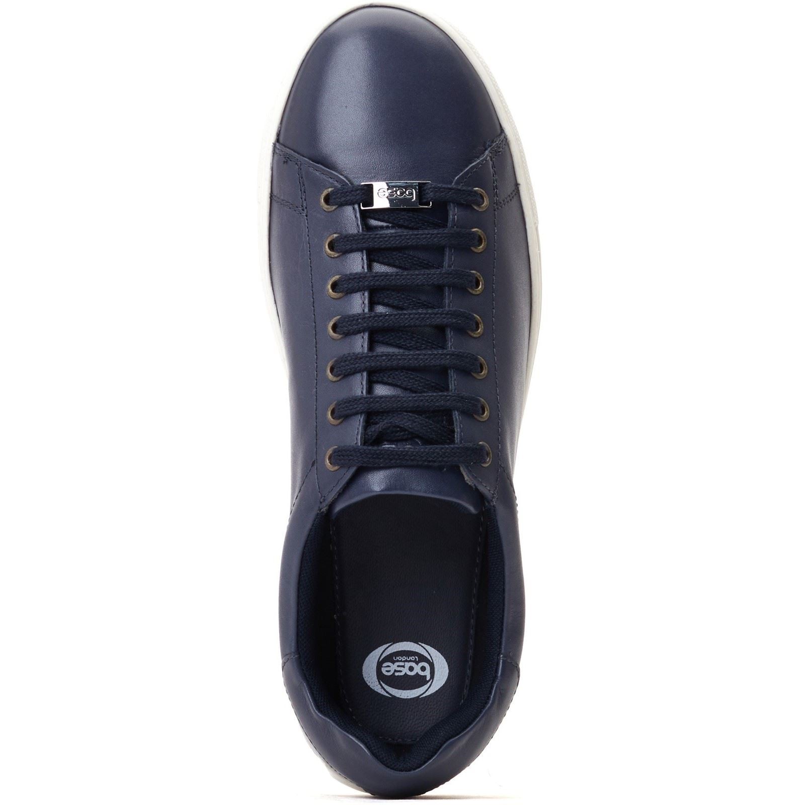 Base London Tucker Leather Men's Navy Sneakers