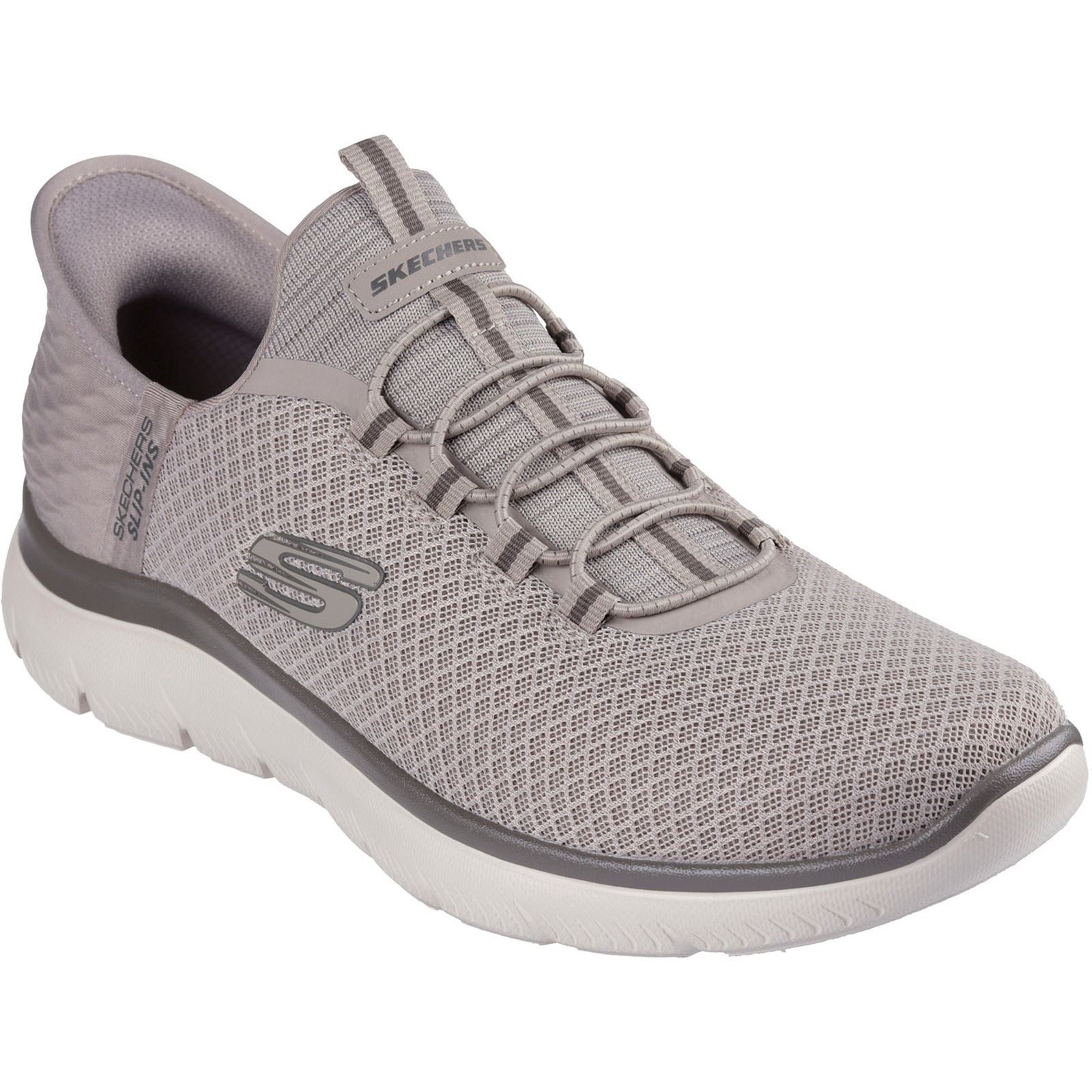 Skechers Slip-ins: Summits - High Range Synthetic Men's Taupe Sneakers