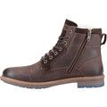 Hush Puppies Jordan Leather Men's Brown Ankle Boots