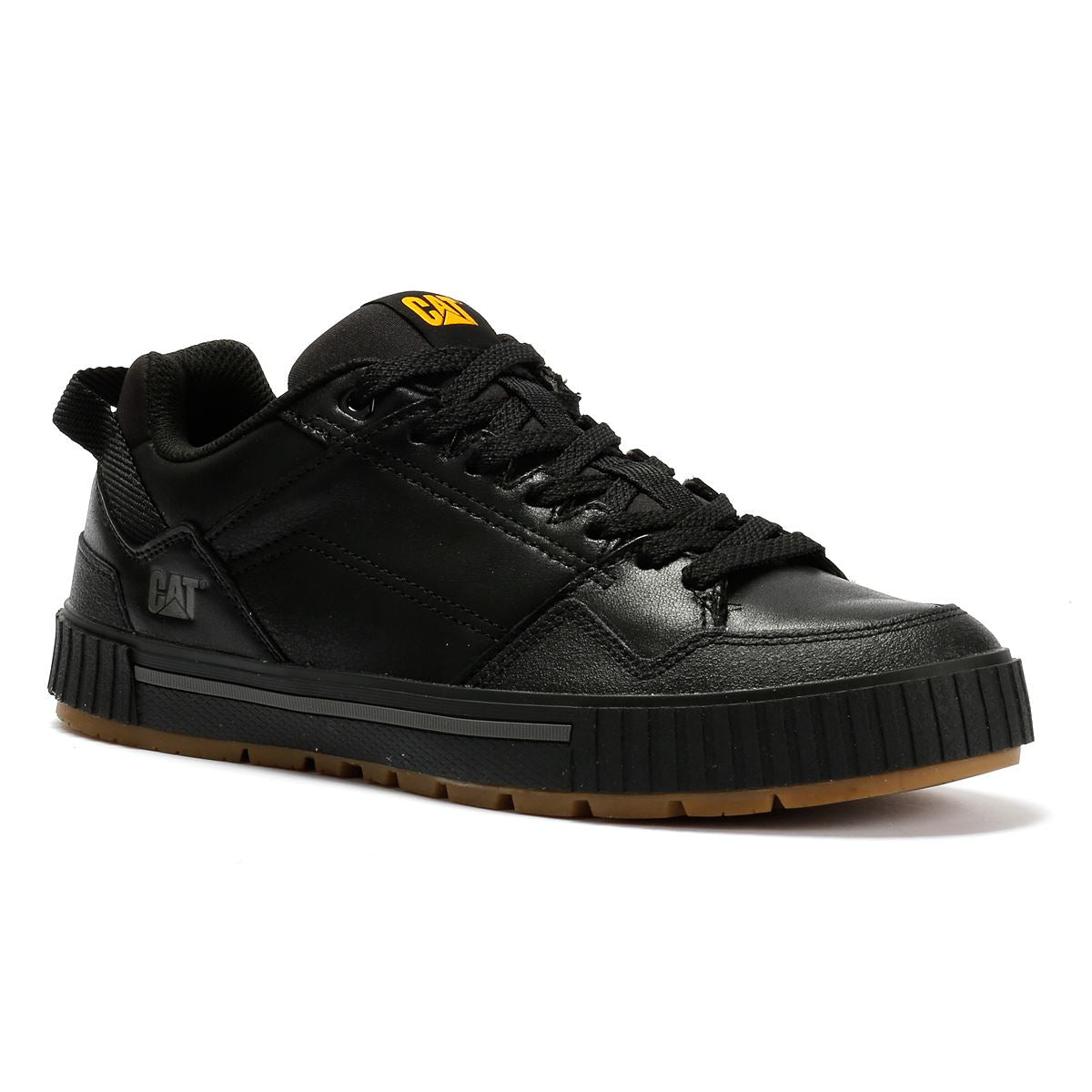 Caterpillar Axiom Leather Men's Black Lace-Up Shoes