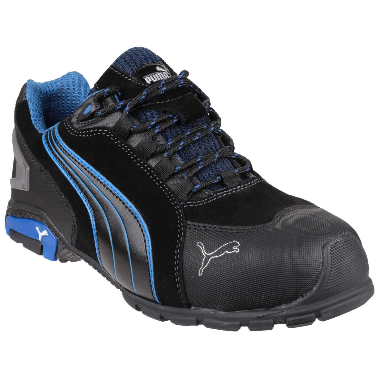Puma Safety Rio Low Leather Black Safety Sneakers