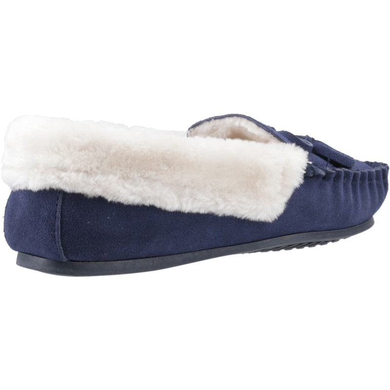 Hush Puppies Agnes Suede Women's Navy Slippers