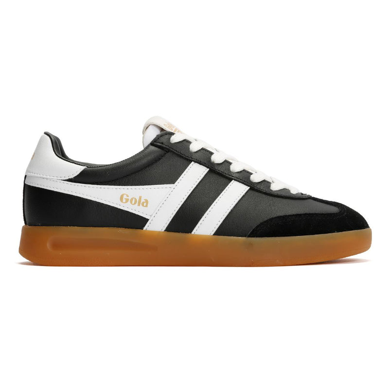 Gola Cyclone Leather Women's Black/White/Gum Sneakers