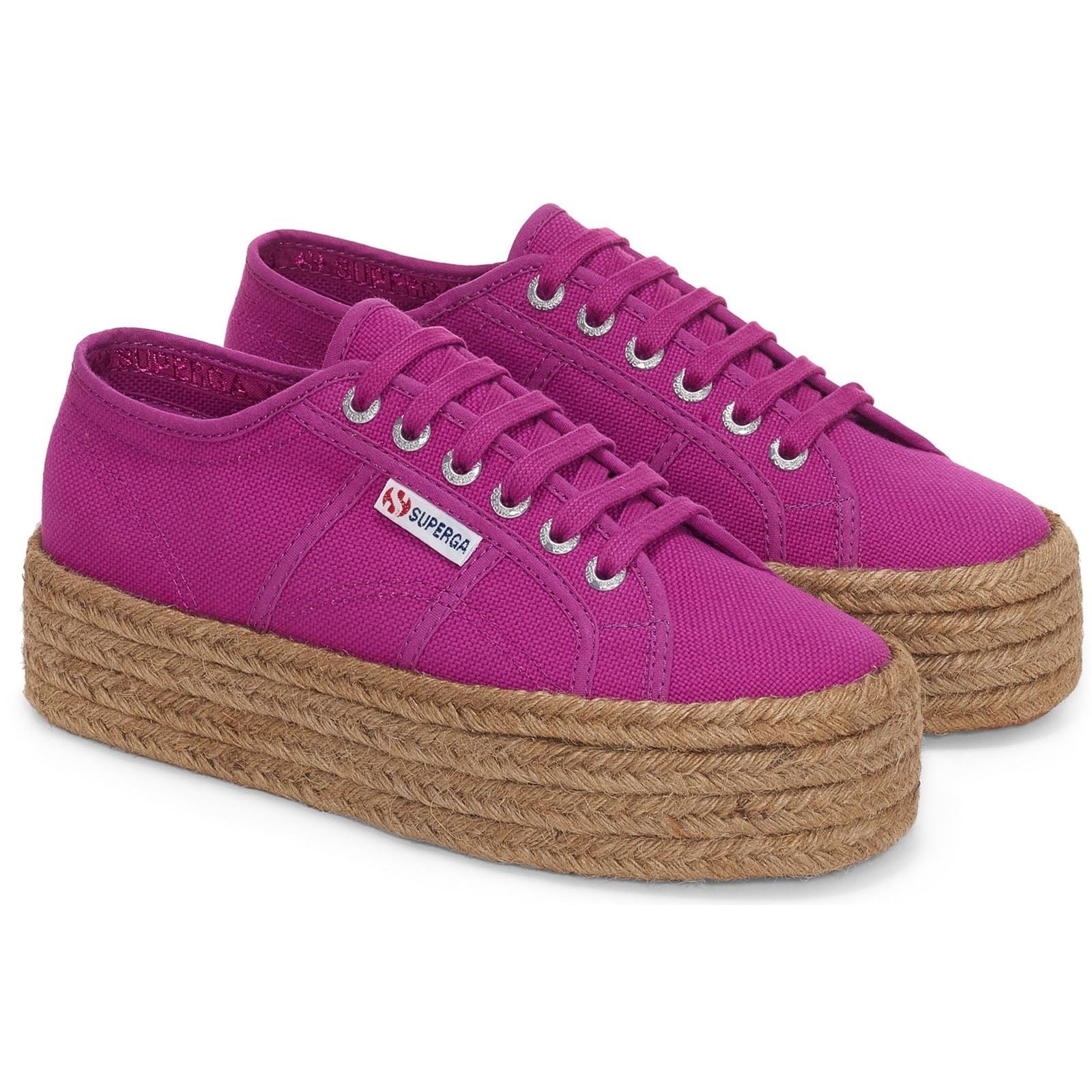 Superga 2790 Rope 100% Cotton Women's Violet Purple Sneakers