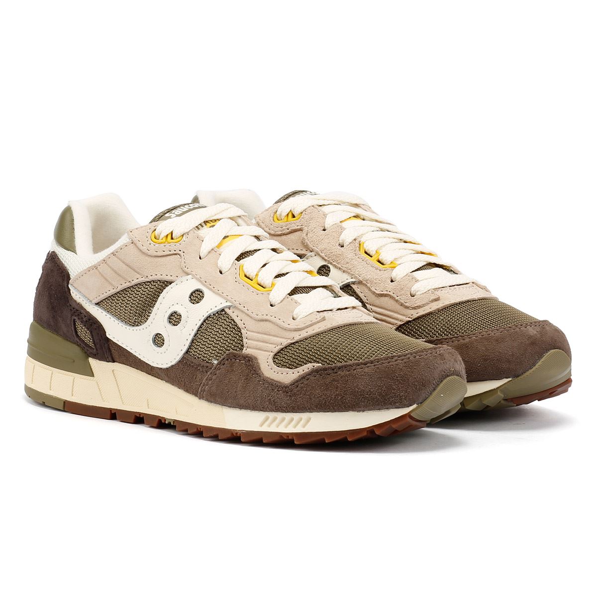 Saucony Shadow 5000 Green/Off White Sneakers
