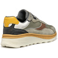 Geox U SPHERICA ACTIF X1 Synthetic Blend Men's Sage/Brown Sneakers