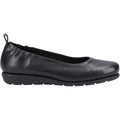 Hush Puppies Skylar Leather Women's Black Flats