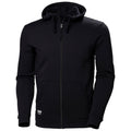 Helly Hansen Workwear Manchester Zip Cotton Men's Black Hooded Sweatshirt