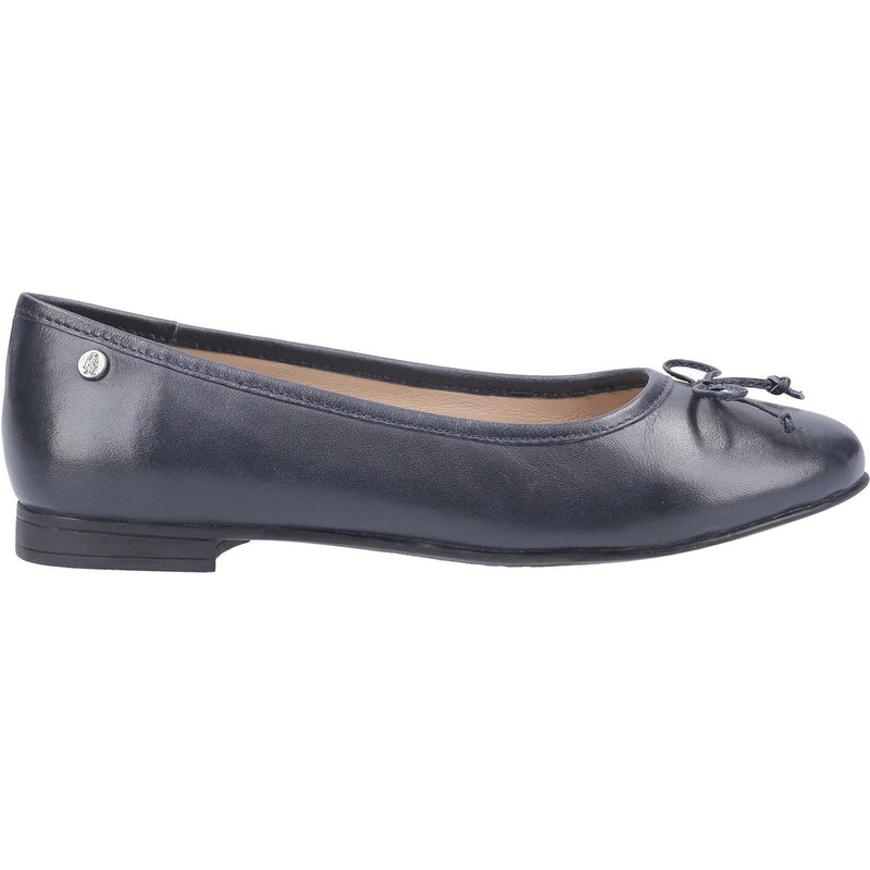 Hush Puppies Naomi Leather Women's Navy Flats