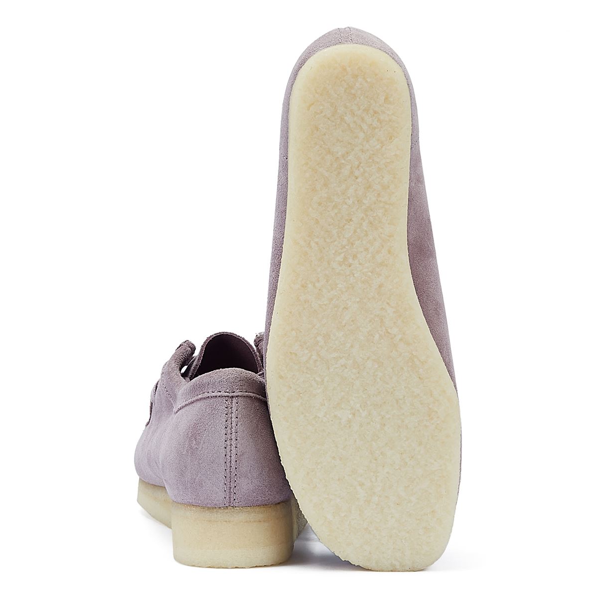 Clarks Originals Wallabee Suede Women's Mauve Comfort Shoes