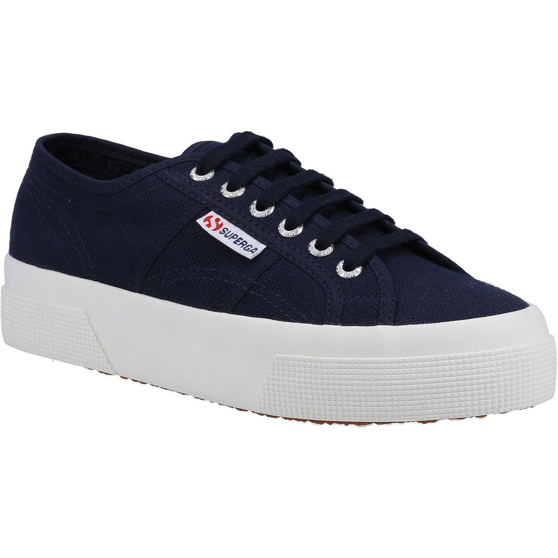 Superga 2740 Platform Cotton Women's Navy Sneakers