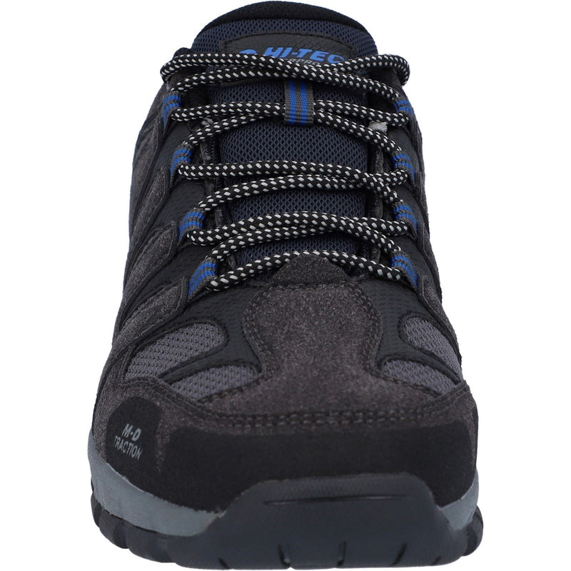 Hi-Tec Corzo Low PU Suede Men's Charcoal/Nautical Blue Hiking Boots