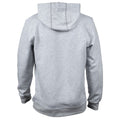 Hard Yakka Embossed Pullover Cotton Men's Grey Hooded Sweatshirt
