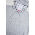 Hard Yakka Embossed Pullover Cotton Men's Grey Hooded Sweatshirt