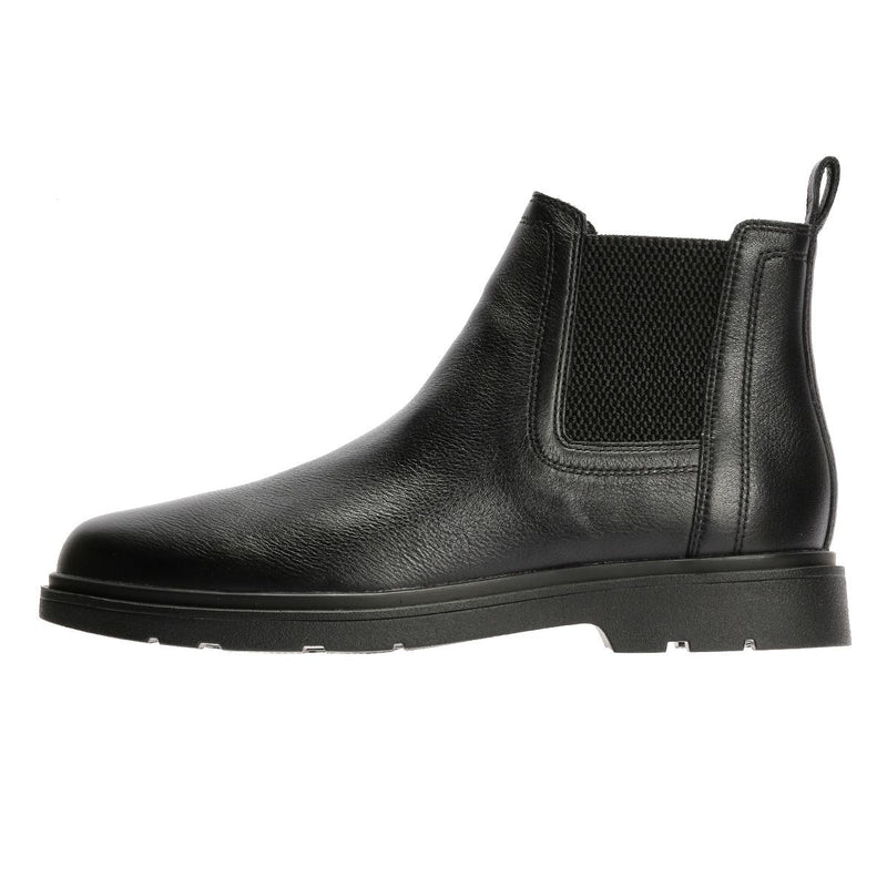 Geox Spherica EC1 C Tumble Leather Men's Black Boots