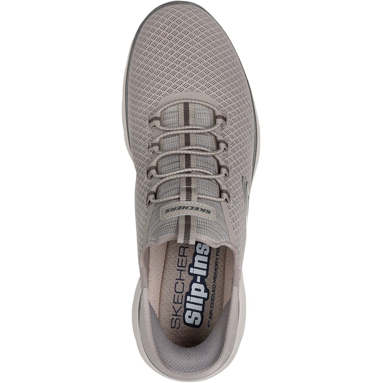 Skechers Slip-ins: Summits - High Range Synthetic Men's Taupe Sneakers