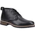 Hush Puppies Ricky Leather Men's Black Ankle Boots