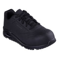 Skechers Workwear Uno SR - Doltin Durabuck Men's Black Safety Sneakers