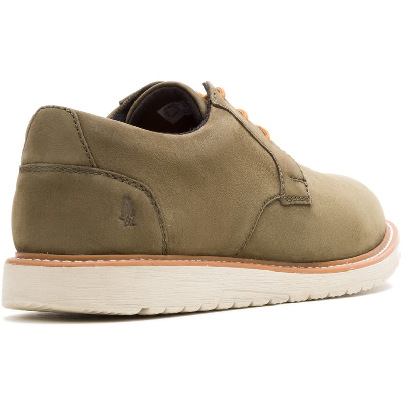 Hush Puppies Jenson Oxford Leather Men's Olive Lace-Up Shoes