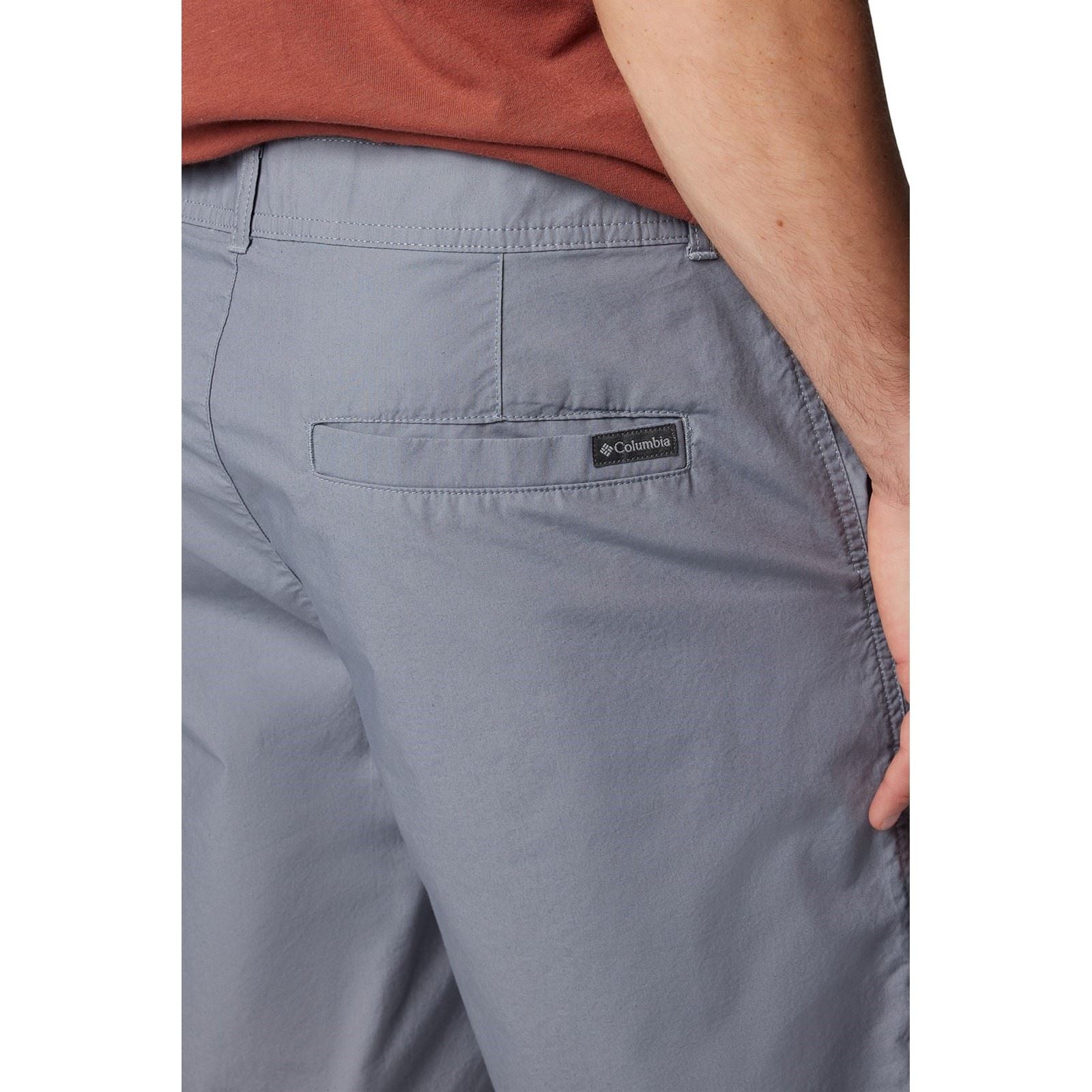 Columbia Washed Out Cotton Men's Grey Knee-Length Shorts