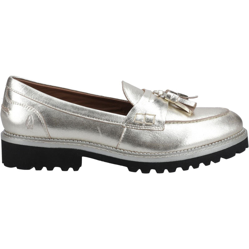 Hush Puppies Ginny Loafer Suede Women's Gold Loafers