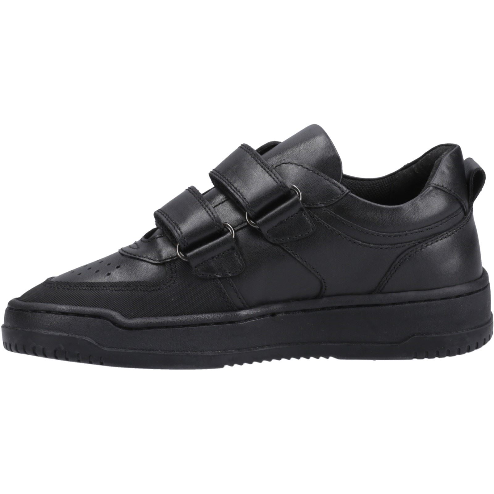 Hush Puppies Daxton Leather Boys's Black Sneakers