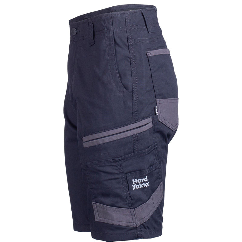 Hard Yakka Raptor Active Cotton Women's Black Knee-Length Shorts