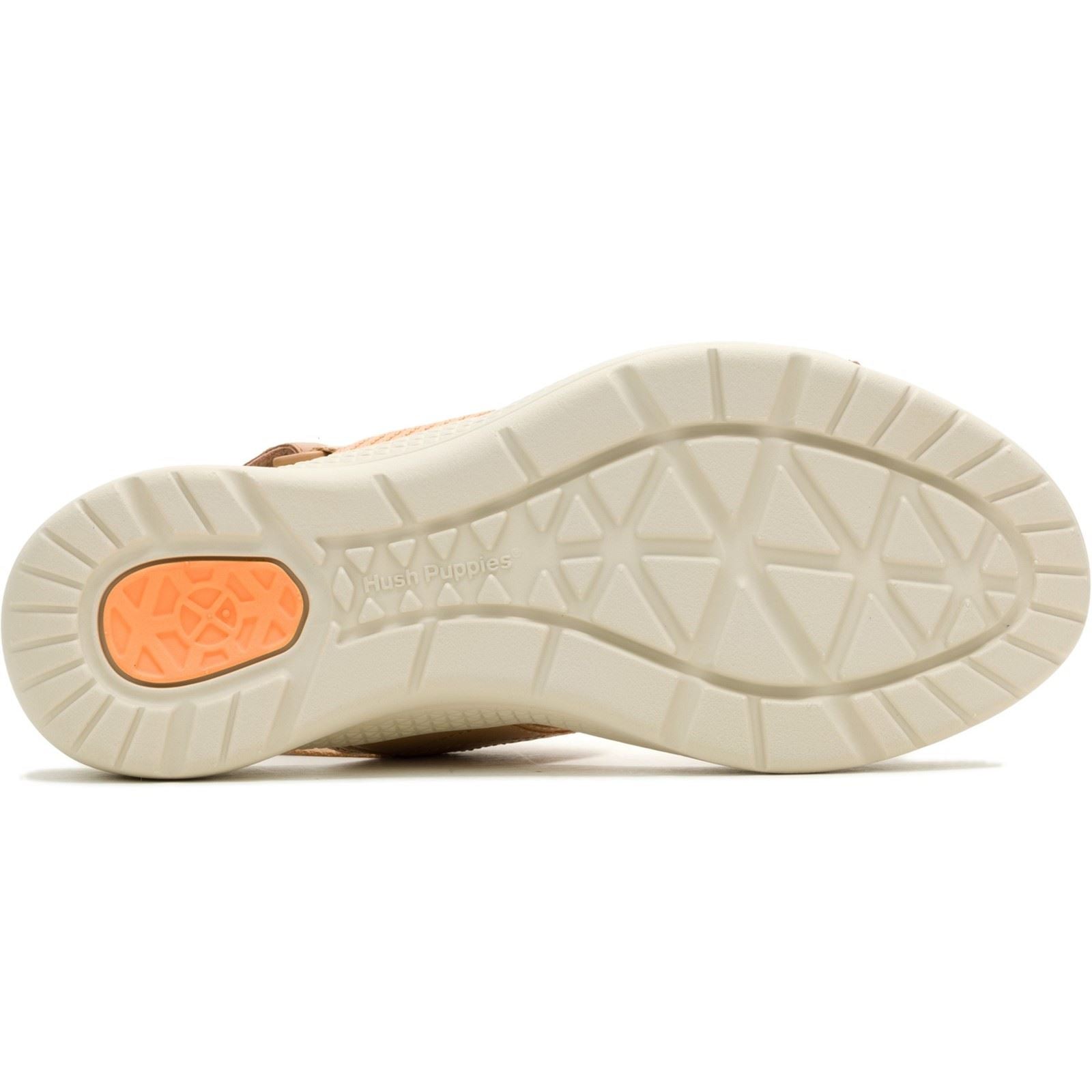 Hush Puppies Breathe Slingback Leather Women's Tan Standard Sandals