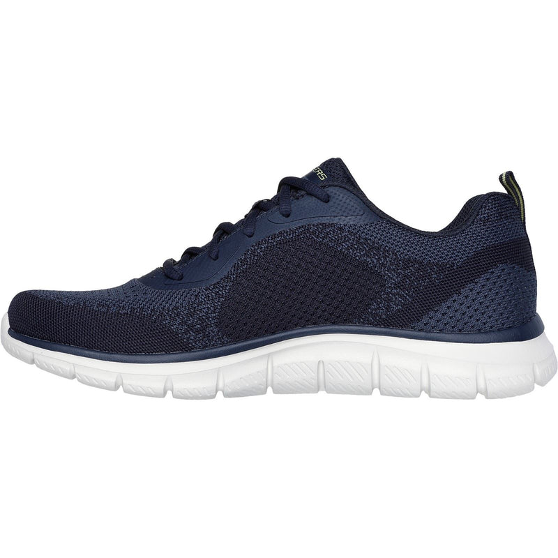 Skechers Track Glendor Synthetic Men's Navy/Lime Sneakers